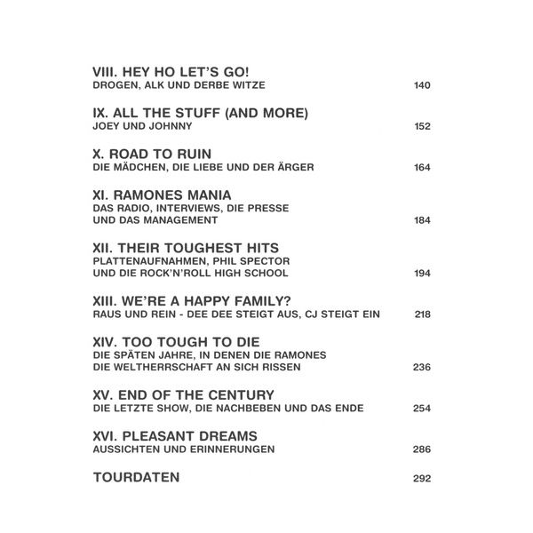 Hannibal Verlag Auf Tour mit den Ramones