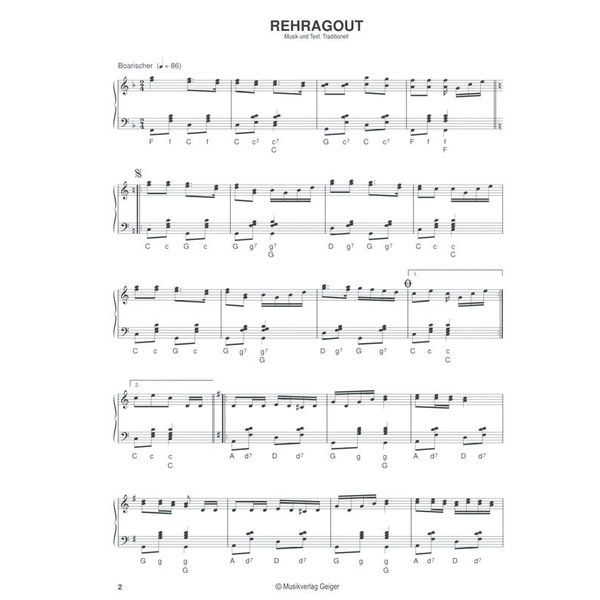 Musikverlag Geiger Wirtshausmusik 2