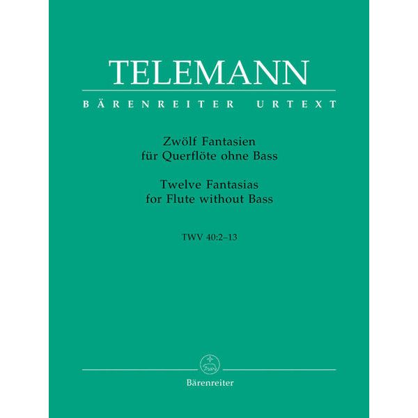 Brenreiter Telemann Fantasien Querflöte