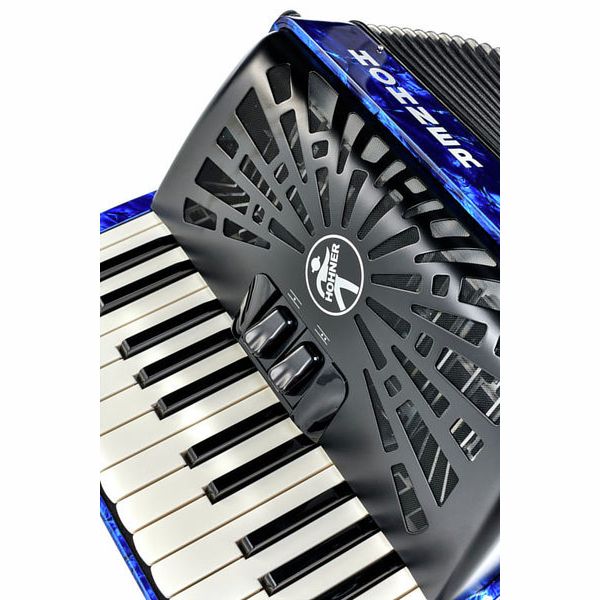 Hohner Bravo II 48 Blue silent key