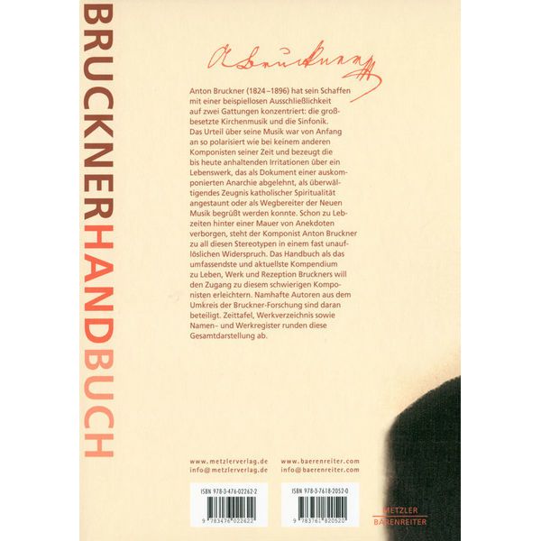 Brenreiter Bruckner-Handbuch