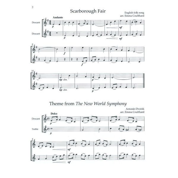 Chester Music The Best Recorder Duet Book