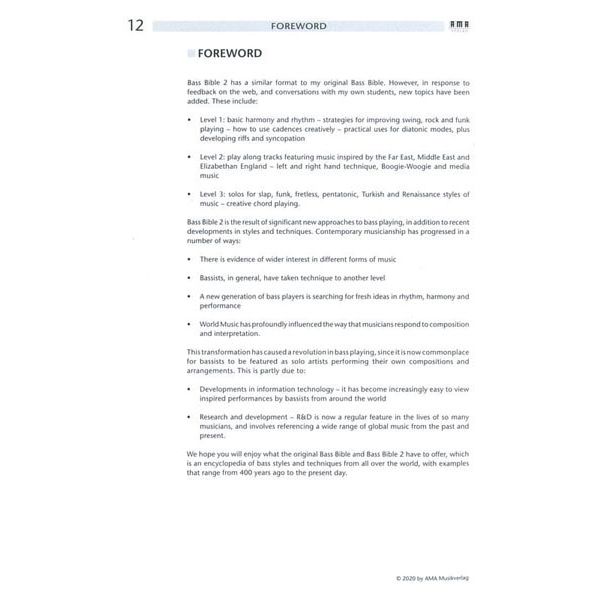 AMA Verlag Bass Bible 2