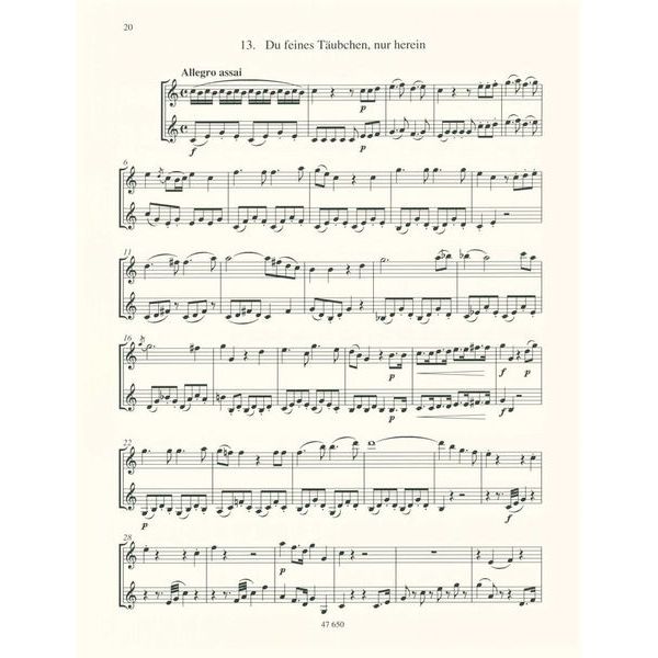 Schott Zauberflöte 2 Klarinetten