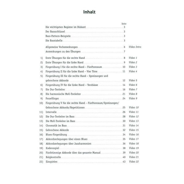 Holzschuh Verlag Technical Basics Accordion