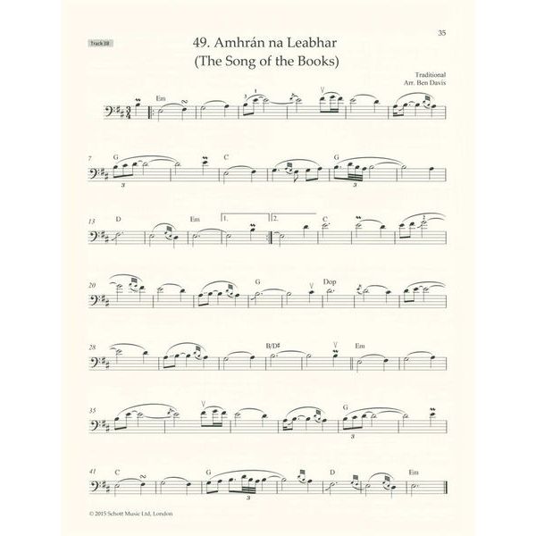 Schott Irish Folk Tunes for Cello