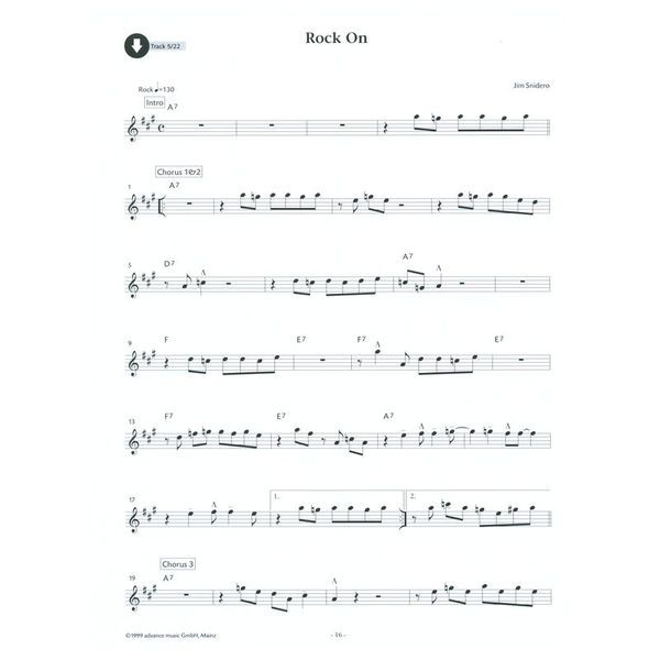 Advance Music Easy Jazz Conception 1 A-Sax