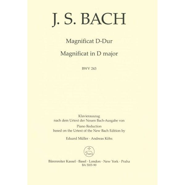 Brenreiter Bach Magnificat D-Dur