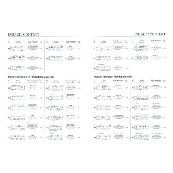 Hage Musikverlag 100 Etudes Piano