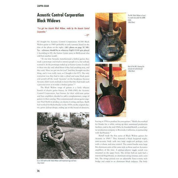 Backbeat Books Zappa's Gear