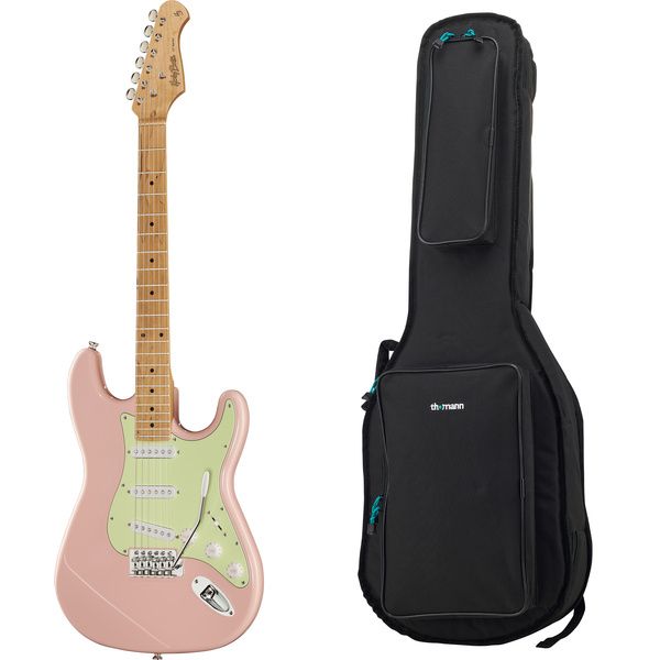 Harley Benton ST-62CC MN Shell Pink w/Bag