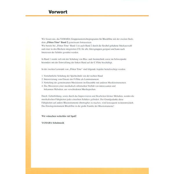 Yamaha FlötenTöne 2