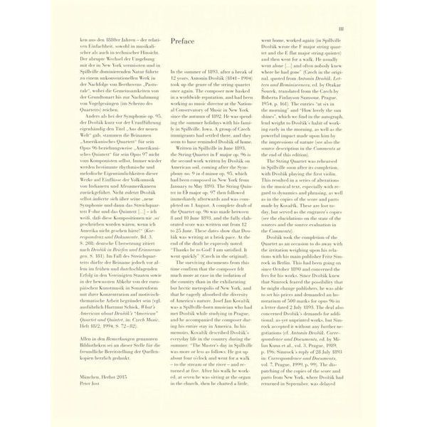 Henle Verlag Dvorak Streichquartett F-dur