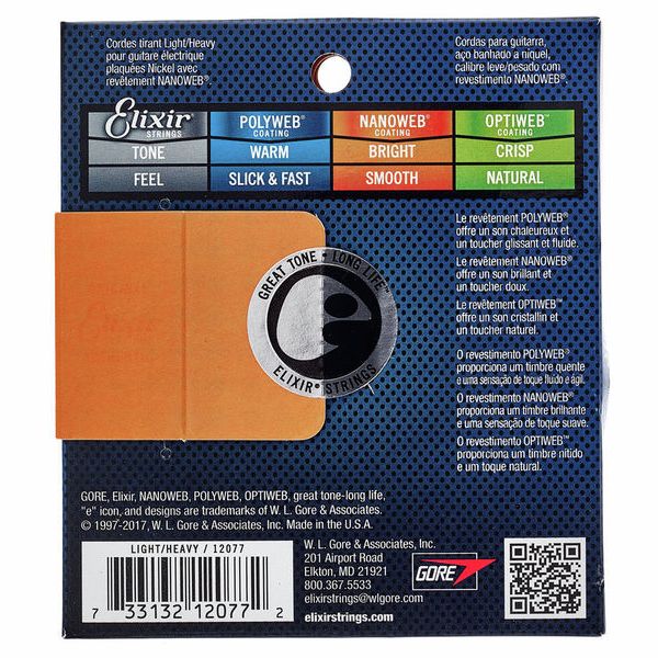Elixir Nanoweb Light-Heavy
