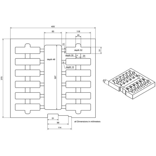 Thomann Inlay 0/12 Univ Pockettr.
