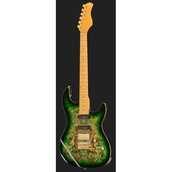 Larry Carlton S10 HSS Transparent Green