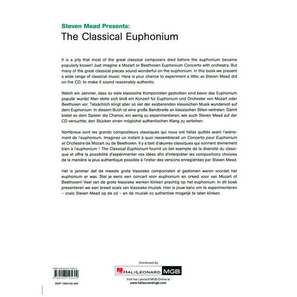 De Haske Steven Mead Classical Euphoniu