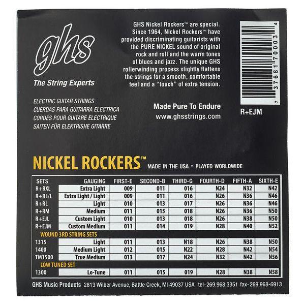 GHS Nickel Rockers Medium