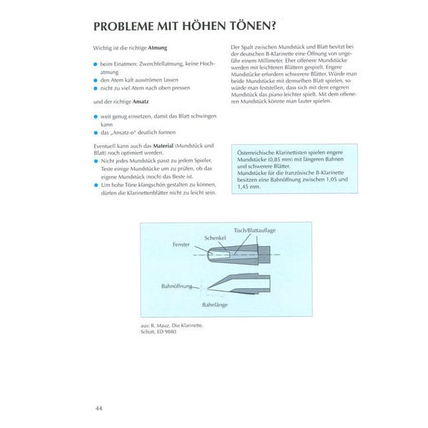 Schott Klarinette Spielen Hobby 3