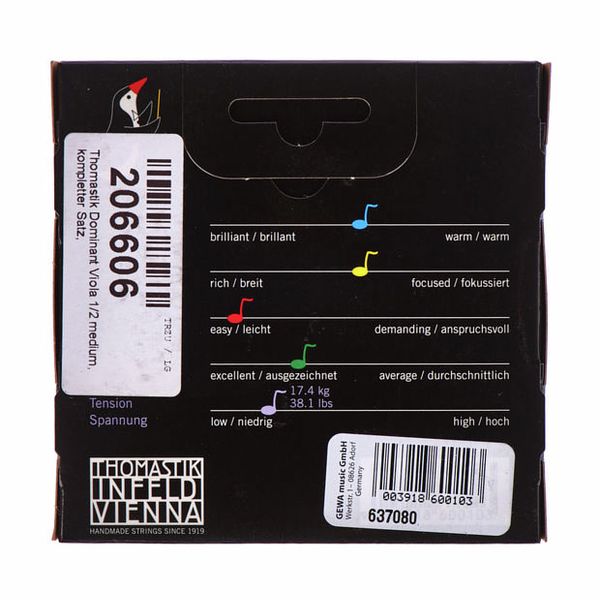 Thomastik Dominant Viola 1/2 medium