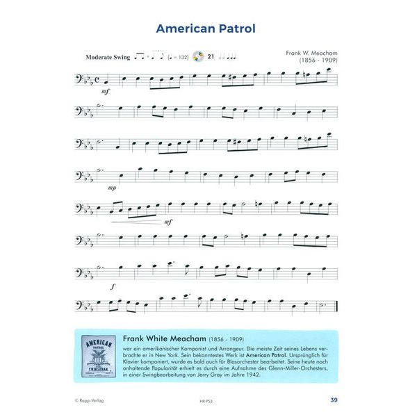 Horst Rapp Verlag Posaune lernen mit Spa 3