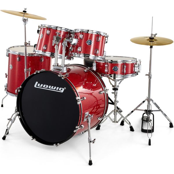 Ludwig Accent Fuse 5pc Red
