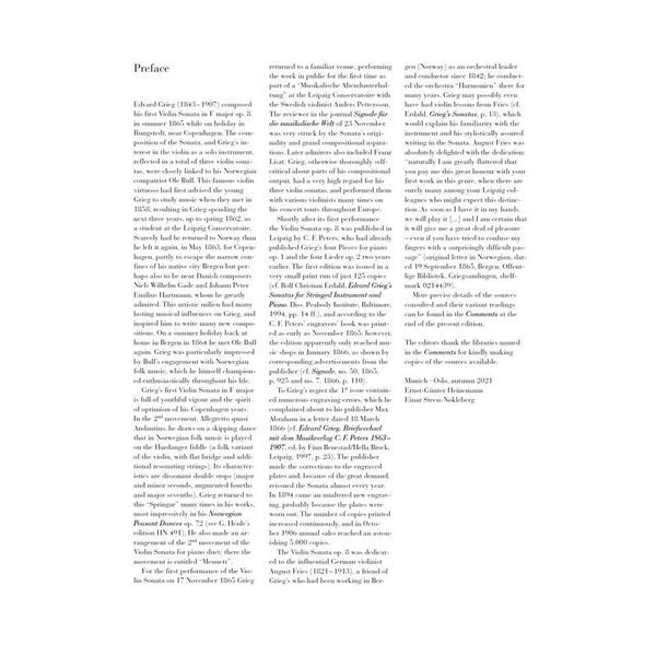 Henle Verlag Grieg Violinsonate F-Dur