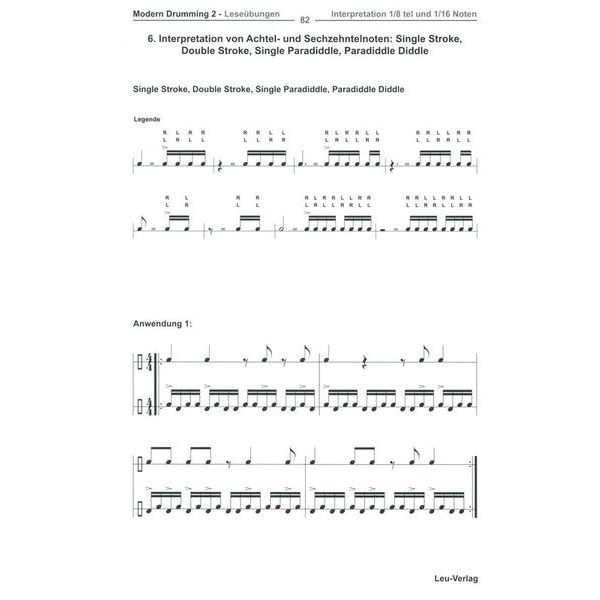 Leu Verlag Modern Drumming 2