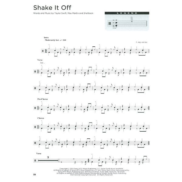 Hal Leonard Drum Chart Hits