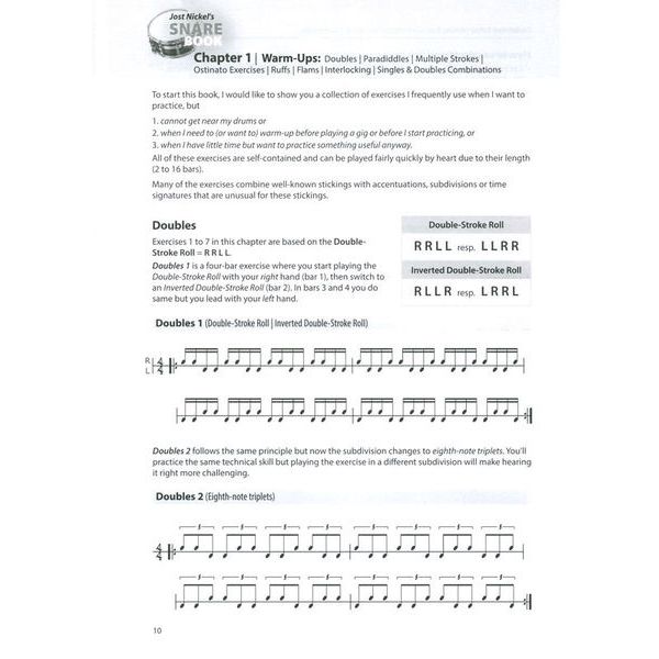 Alfred Music Publishing Jost Nickel's Snare Book Engl.