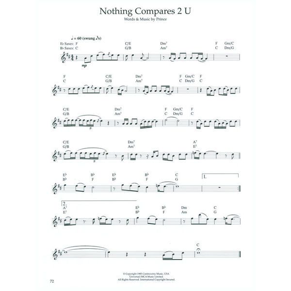 Wise Publications 100 More Pop Solos for Sax