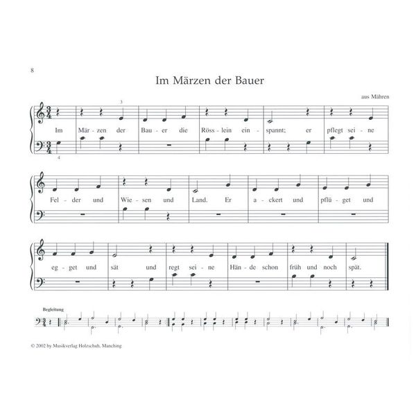 Holzschuh Verlag Meine allerersten Kinderlieder