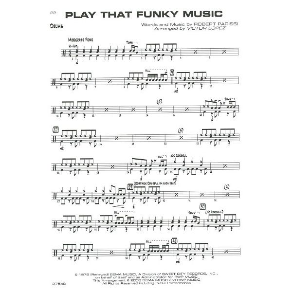 Belwin Sittin' In Big Band Drums 1