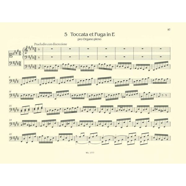 Breitkopf & Hrtel Krebs Orgelwerke I
