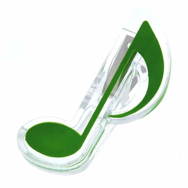 agifty Music Clip Eight Note Green