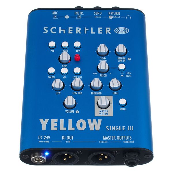 Schertler Yellow Single Pre-Amplifier