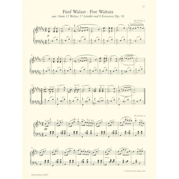 Edition Peters Schubert Meisterwerke