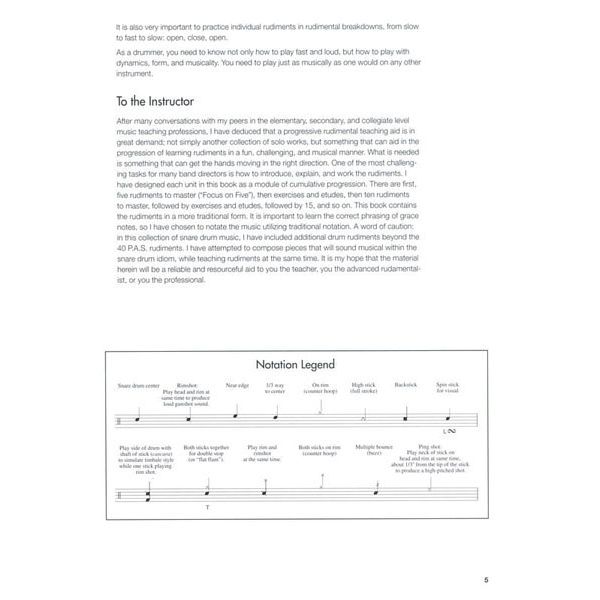 Hal Leonard Rudimental Drum Marching Snare