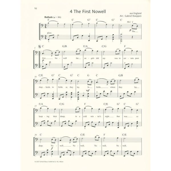 Schott Cello Christmas Book