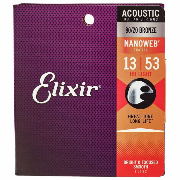 Elixir 11182 80/20 Bronze HD Light