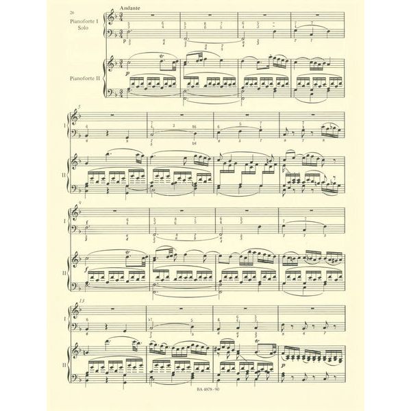 Brenreiter Mozart Klavierkonzert KV 415