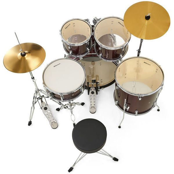 Millenium Focus 22 Drum Set Red