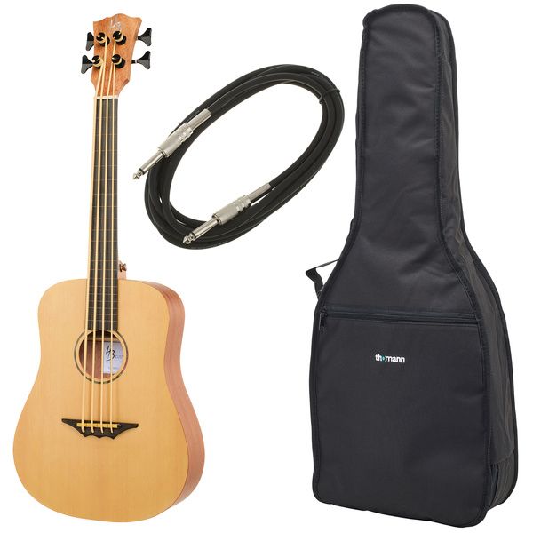 Harley Benton Kahuna CLU-Bass Ukulele Bundle