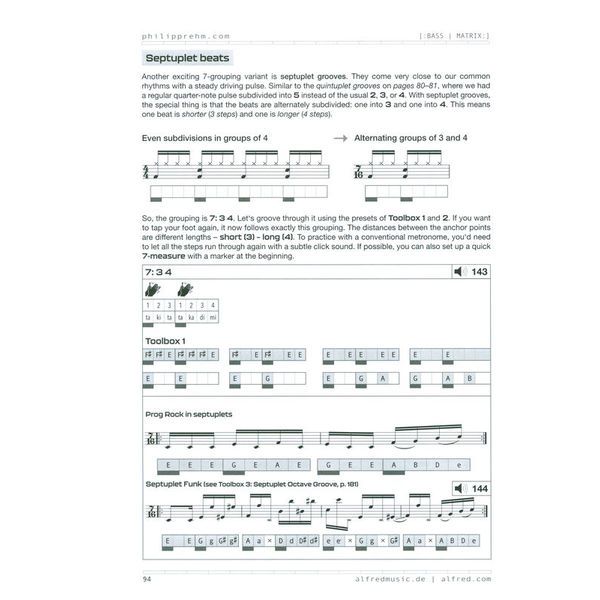 Alfred Music Publishing Bass Matrix English Version