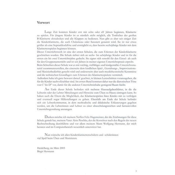 Artist Ahead Musikverlag Schule for Kinderklarinette