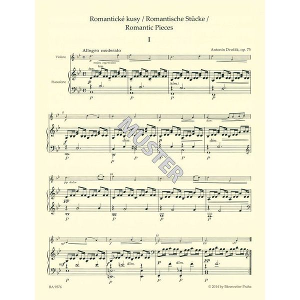 Brenreiter Dvorak Romantische Stücke