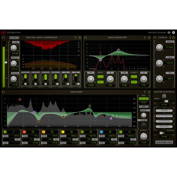 SSL Guitarstr & Harrison Bass Flow