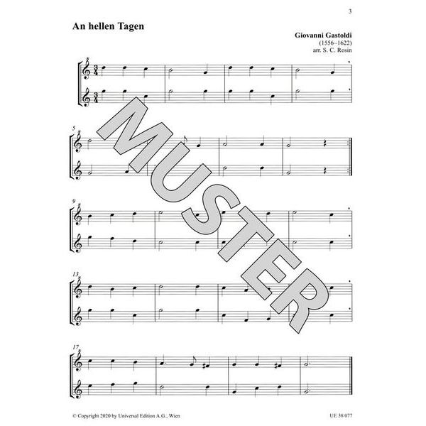 Universal Edition Lieblingsduette Recorder SA/ST