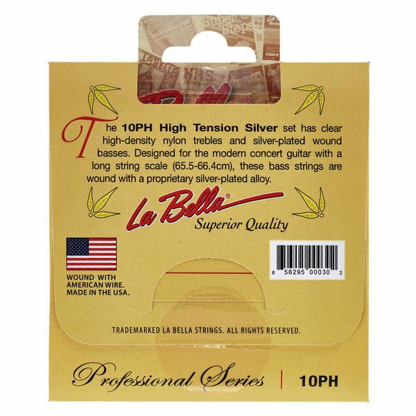 La Bella 10PH Professional Silver HT