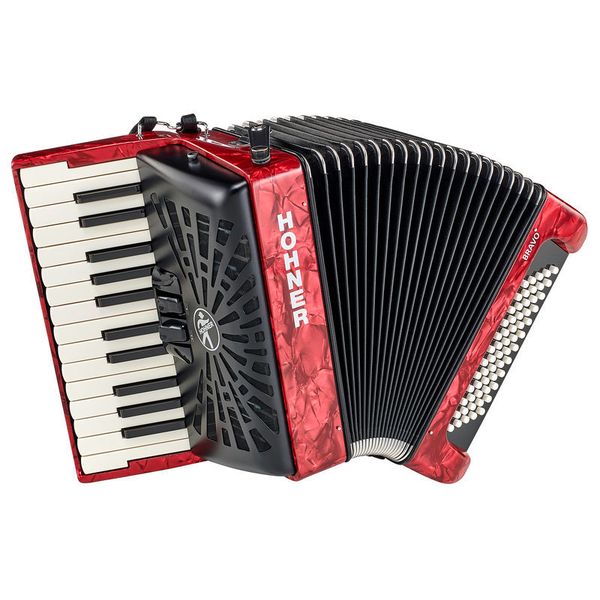 Hohner Bravo II 60 Red silent key